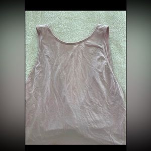 Lululemon Cropped Knotted Back Tank